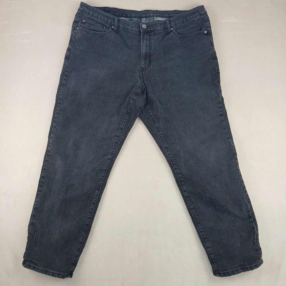 Eddie Bauer 40x30 Mens Jeans Blanket‎ Lined Black